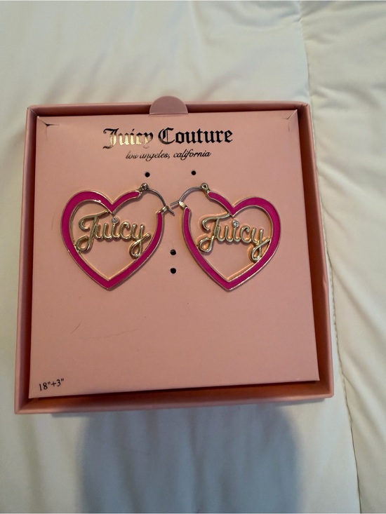 Juicy Couture Jewelry - Juicy couture heart ❤️ earrings